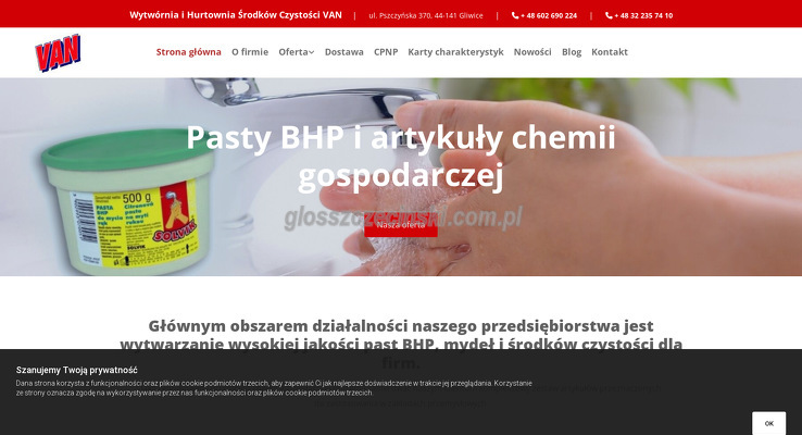 Wytwórnia i Hurtownia Środków Czystości "VAN"